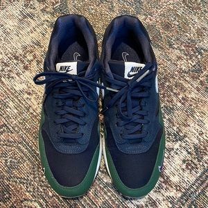 Nike Air Max 1 green and blue